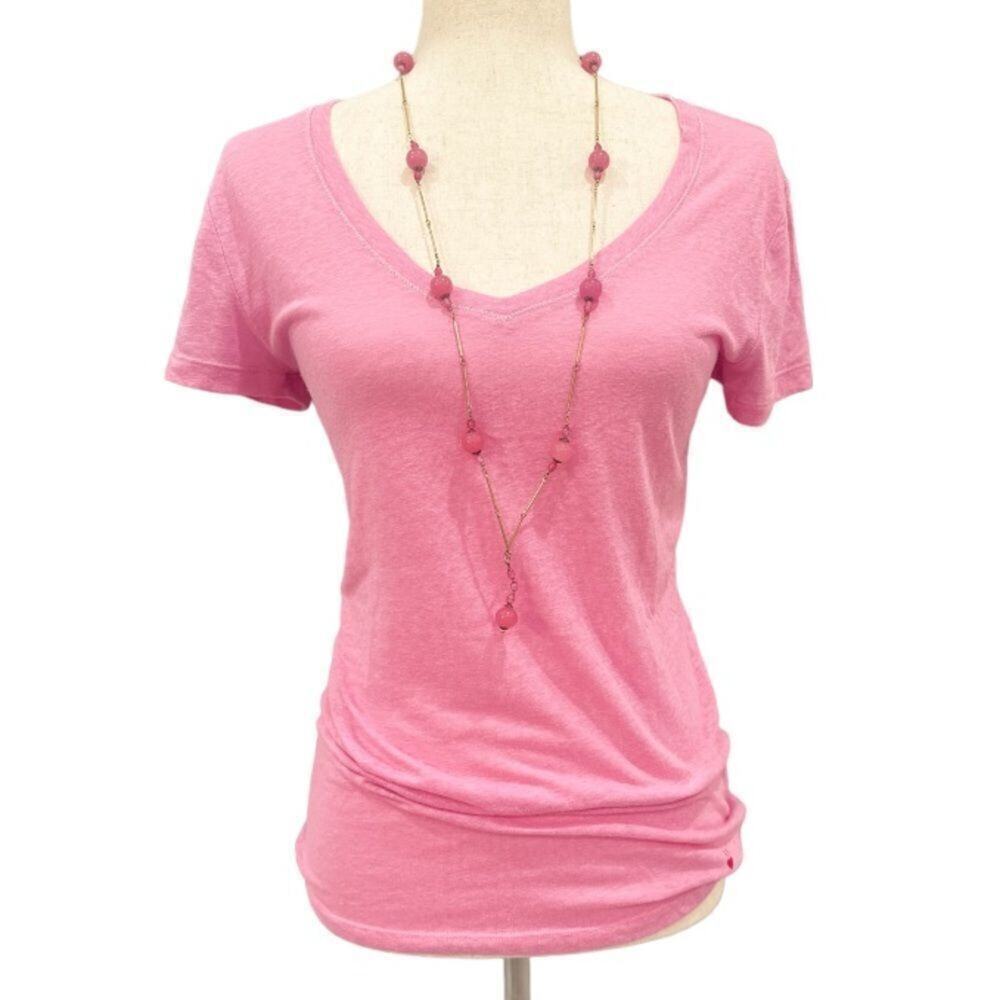 Victoria's Secret Women's Pink Cotton T-shirt